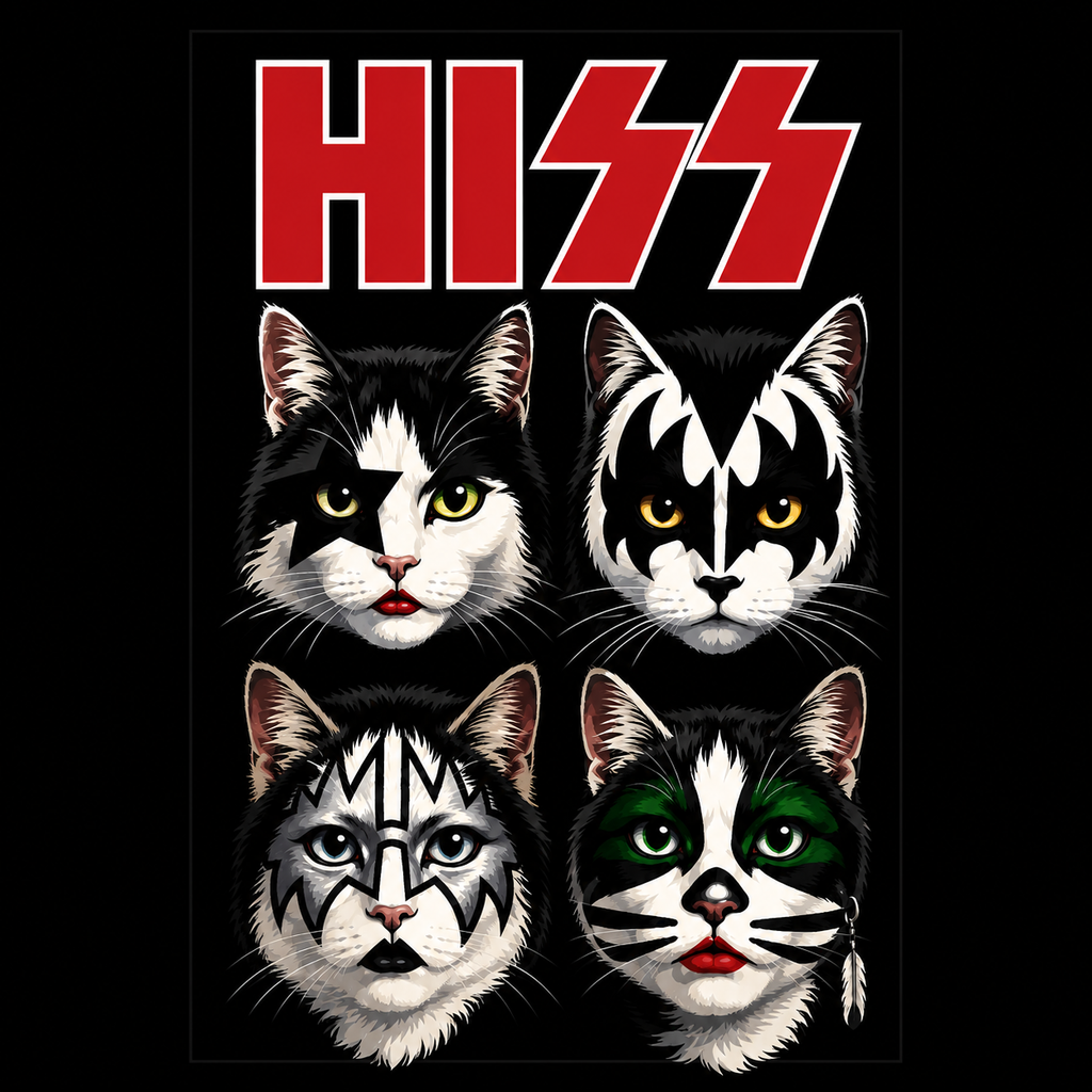 HISS graphic t shirt design