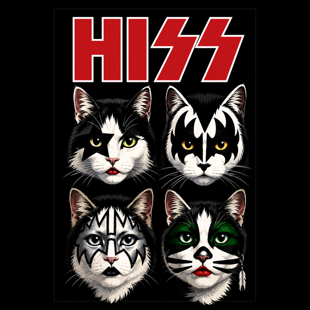 HISS graphic t shirt design