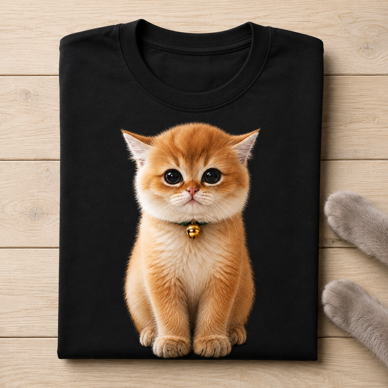 Cutie Cat Graphic T-Shirt - Streetwear Tee