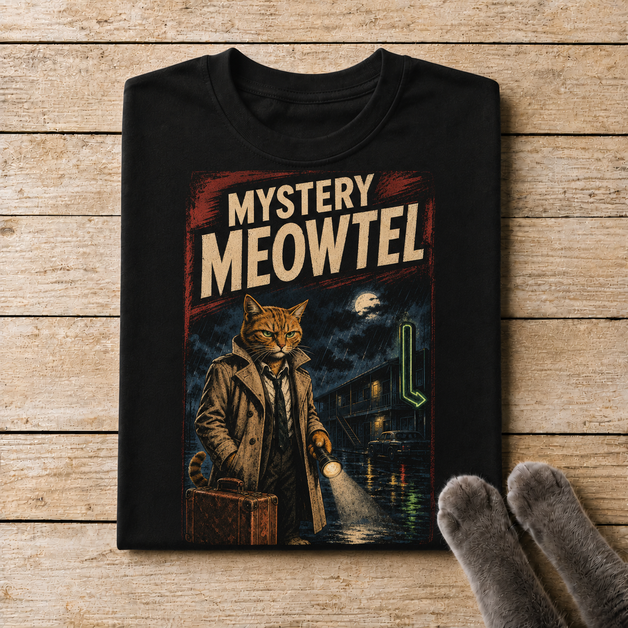 Mystery Meowtel Tee