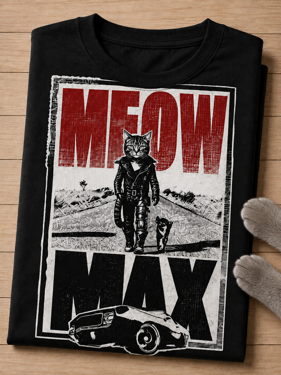 Meow Max Graphic T-Shirt - Streetwear Tee