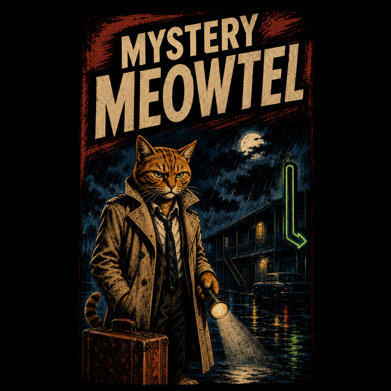 Mystery Meowtel Tee