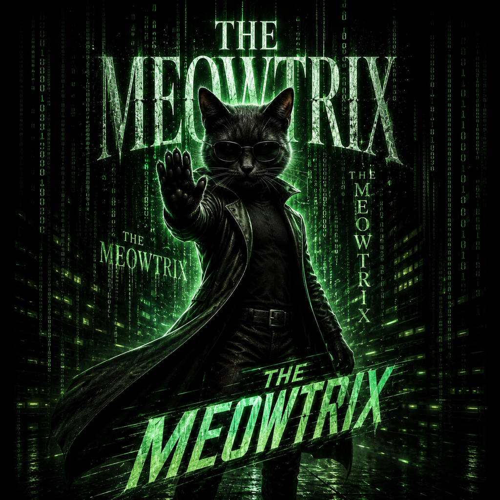 Meowtrix graphic T-Shirt - Streetwear Tee