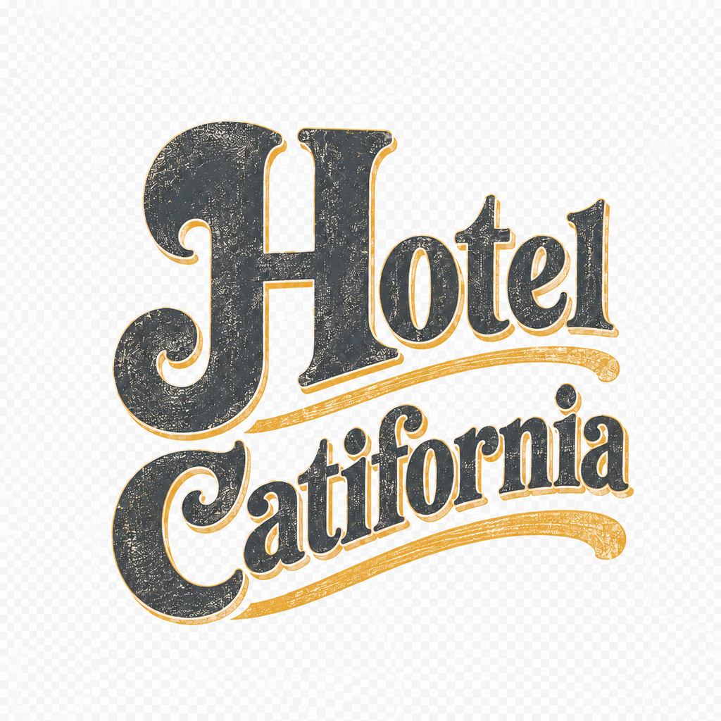 Hotel Catifornia Shirt | Vintage Cat Pun Graphic Tee