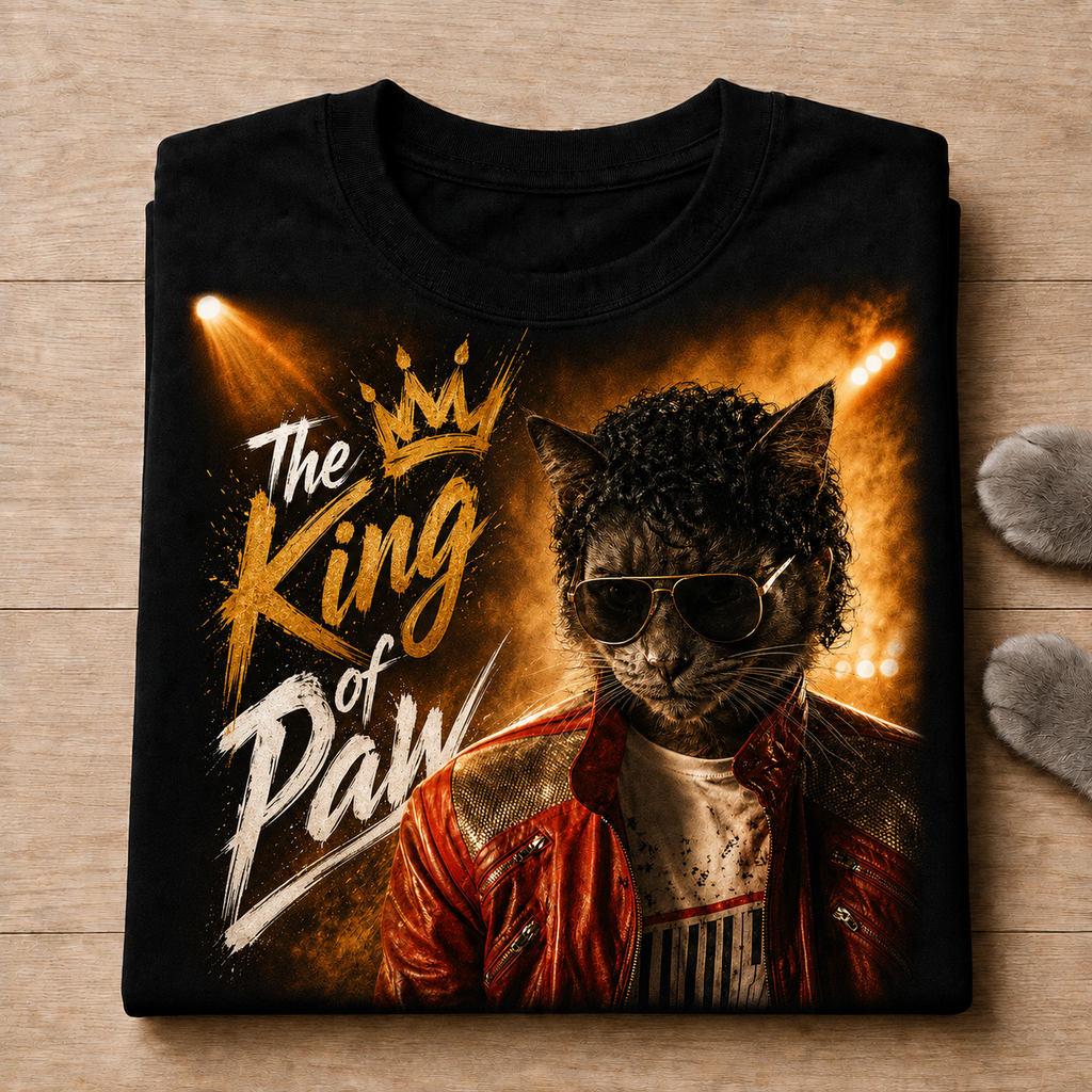 King of Paw Graphic T-Shirt - Streetwear Tee
