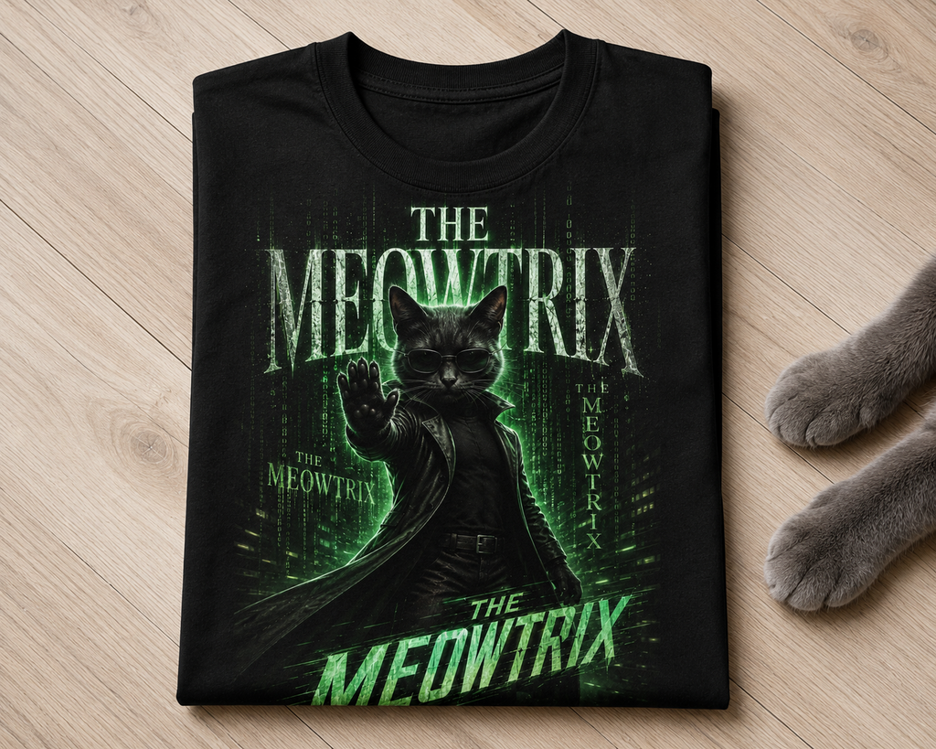 Meowtrix graphic T-Shirt - Streetwear Tee