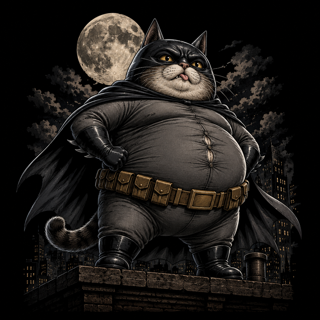 Protector of the night Graphic T-Shirt -  Destroyer of snacks