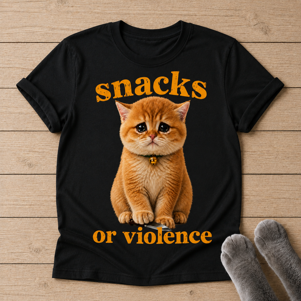 Snacks Cutie Graphic T-Shirt - Streetwear Tee