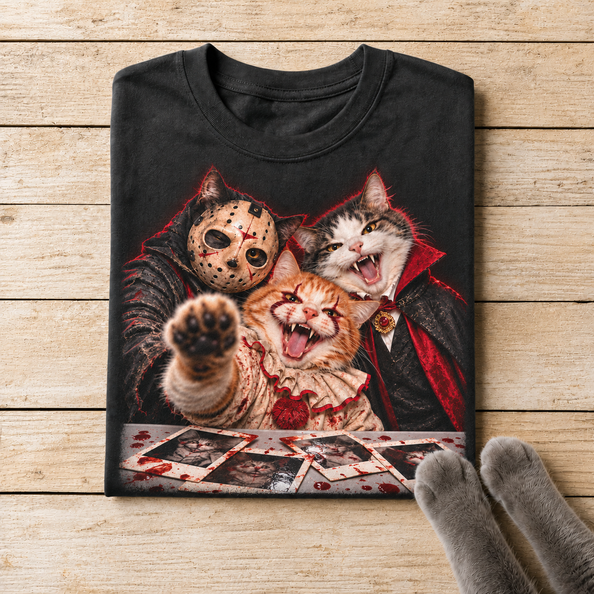 Haunted Cat Horror Icons Group Design