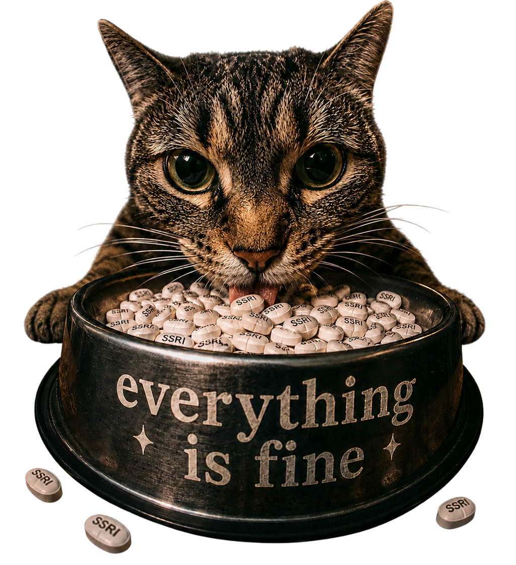 Everything Is Fine Cat Shirt