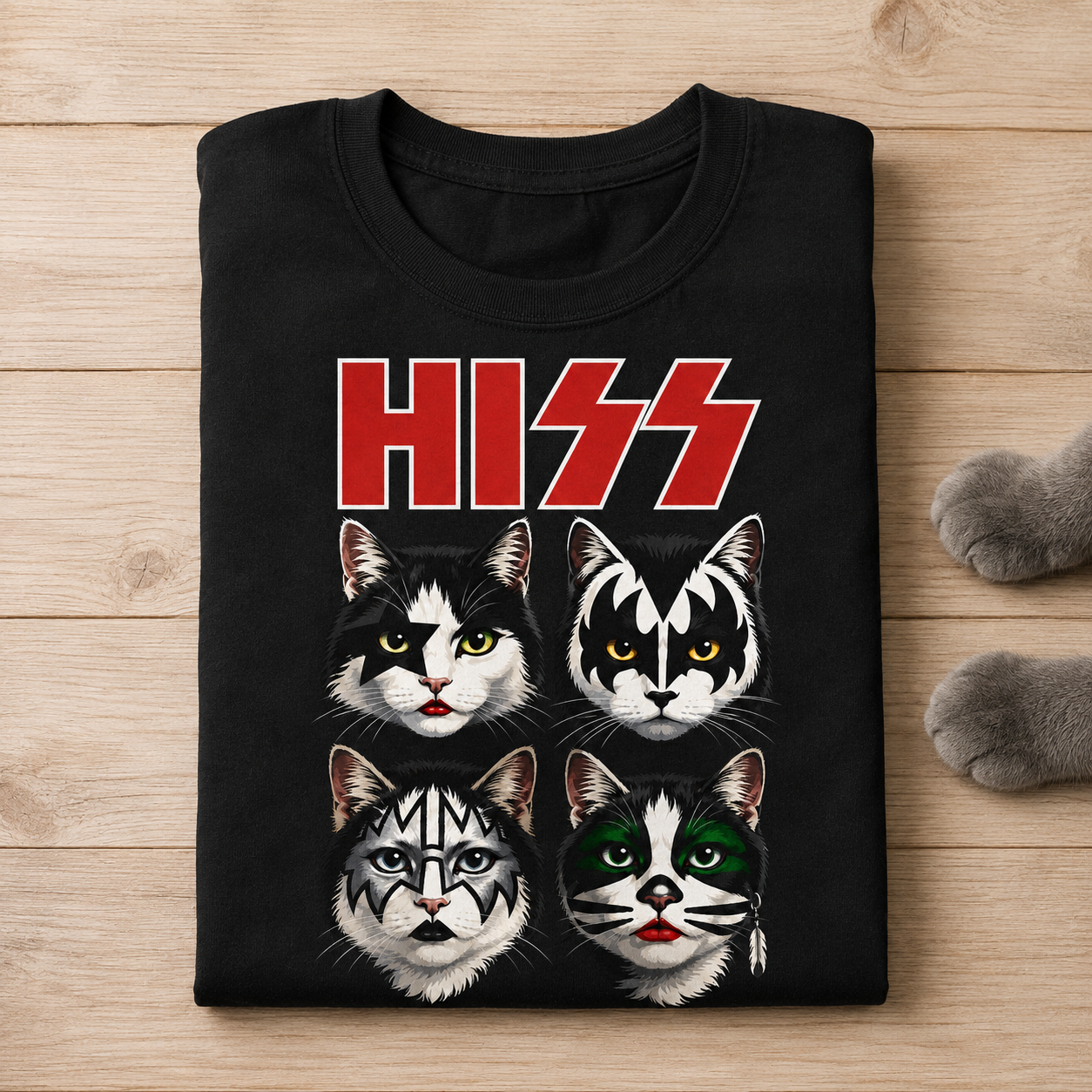HISS graphic t shirt design